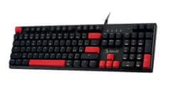 A4Tech Bloody S510R ohnivě černá mechanická herní klávesnice,RGB podsvícení, USB, CZ/SK