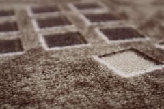 Sintelon AKCE: 150x400 cm Metrážový koberec Roines brown (Rozměr metrážního produktu Bez obšití)