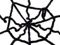 Verk Umělá pavučina Halloween 90 x 90 cm černá