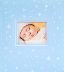 FANDY Fotoalbum na fotorůžky 29x32 cm 60 stran dětské Starlet 1 modré