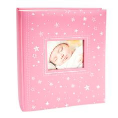 FANDY Fotoalbum na fotorůžky 29x32 cm 60 stran dětské Starlet 2 růžové