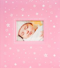 FANDY Fotoalbum na fotorůžky 29x32 cm 60 stran dětské Starlet 2 růžové