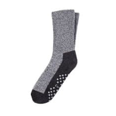 Weltbild Weltbild Pánské protiskluzové ponožky, šedé, 2 páry, vel 39-42