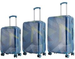 SEMI LINE Sada kufrů T5652 Blue 3-set