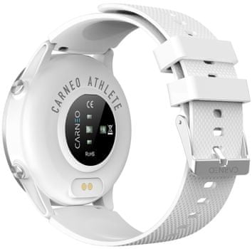 Carneo Athlete GPS IPS kijelző Bluetooth 5.0 fitnesz okosóra okosóra smartwatch gyönyörű dizájn cserélhető óraszíj acél test rozsdamentes acél óra technológia 20 sportmód pulzusszám kalória lépésszámláló távolságmérő alvásfigyelő mozgásérzékelő zene lejátszás fényképezés órával készítés vékony anti lost funkció IP68 védelem víz- és izzadságálló test akkumulátor kardio index alvásfigyelés SpO2 mérés vérnyomásmérés Gorilla Glass elegáns okosóra erős óra nagy teljesítményű óra hosszú akkumulátor élettartam robusztus sportóra telefonos értesítések