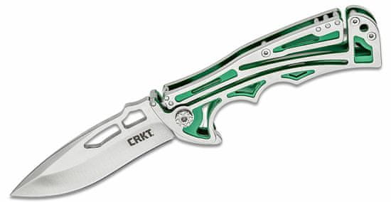 CRKT CR-5241 NIRK TIGHE Green kapesní nůž 8,1 cm, celoocelový, zelená