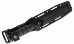 KA-BAR® KB-5054 SHORT TANTO BLACK bojový nůž 13,3 cm, celočerný, Kraton, plastové pouzdro