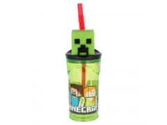  Láhev na pití s brčkem Minecraft