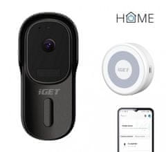 iGET HOME Doorbell DS1, černá + Chime CHS1