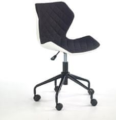 Halmar Dětská židle Matrix, bílá / černá