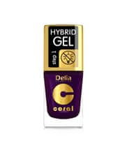 DELIA Coral Hybrid Gel 62 Perleťový lilek&amp;