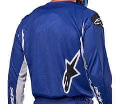 Alpinestars motokrosový dres Fluid Lucent blue ray/white vel. S