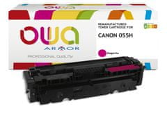 Armor OWA toner kompatibilní s Canon CRG-055H M, 5900st, červená/magenta