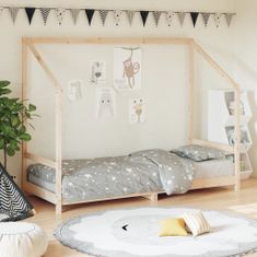 Petromila Dětská postel 80 x 200 cm masivní borové dřevo