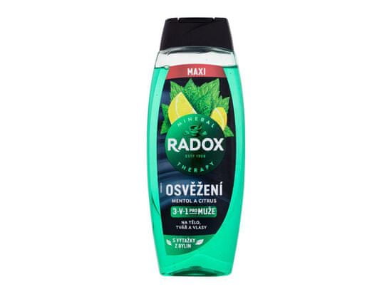 Radox 450ml refreshment menthol and citrus 3-in-1 shower