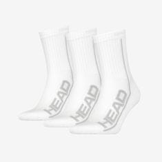 Head Tenisové ponožky Tennis 3P Performance white 2023/24 (tři páry v balení) 39-42