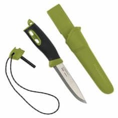 Mora Zelený nůž Companion Spark s pouzdrem