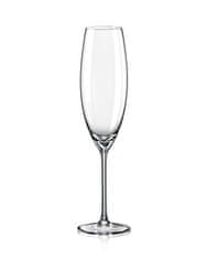 Crystalex Bohemia Crystal Sklenice na šampaňské Grandioso 230ml (set po 2ks)
