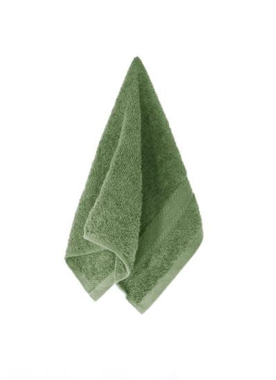 FARO Textil Bavlněný froté ručník Mateo 30 x 50 cm zelený