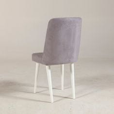 Hanah Home Jídelní židle VINA šedá/bílá