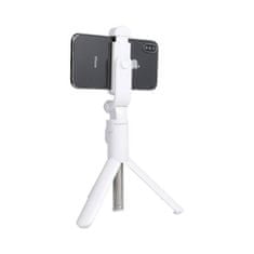 Kaku Selfie tyč Tripod SSTR-12 bluetooth stativ na dálkové ovládání, bílá
