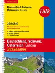 Falk Německo, Rakousko, Švýcarsko atlas spirála 19/20