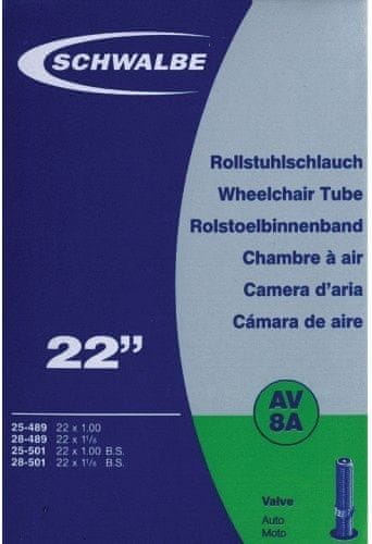 Schwalbe Duše AV8A 22"x1.00-1.25 (25/28-489/501) AV/40mm