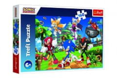 Trefl Puzzle Sonic a přátelé/Sonic The Hedgehog 41x27,5cm 160 dílků v krabici 29x19x4cm