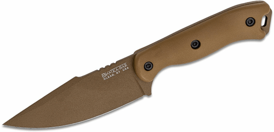 KA-BAR® BK18 Becker Harpoon univerzální nůž 11,6 cm, pískovo-hnědá, Zytel, pouzdro polymer