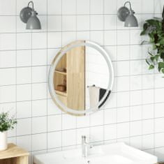shumee vidaXL Koupelnové zrcadlo s LED, kulaté, 60 cm