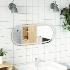 Petromila Koupelnové LED zrcadlo 90 x 40 cm oválné
