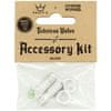 Čepičky X Chris King MK2 Tubeless Valves Accessory Kit - 1 pár, stříbrná