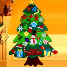 Shopdbest Kouzelný Filcový Vánoční Stromek - Osobní Dekorace pro Každého