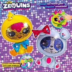 TM Toys Zvířátko/Panenka ZEQUINS s flitry plast 15cm 6 druhů