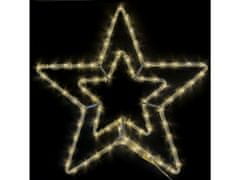 AUR Vánoční svítící hvězda 54cm TEPLÁ BÍLÁ