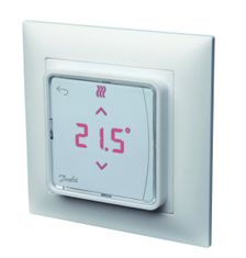 DANFOSS Icon2 088U2125, 24V Room Thermostat, In-wall 80x80