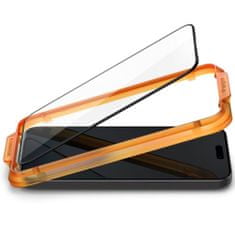 Spigen Glas.Tr Full Cover 2x ochranné sklo na iPhone 15, černé