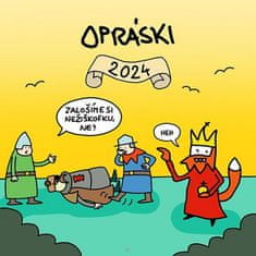 jaz: Opráski - Kalendář 2024 nástěnný