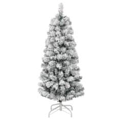 Greatstore Umělý sklápěcí vánoční stromek se sněhem 120 cm