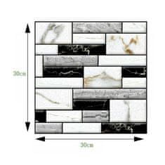 HOME & MARKER® 3D samolepky na zeď s mramorovým vzhledem (10 ks) | MARBLEBLOCKS