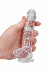Shots Toys RealRock Crystal Clear 15cm