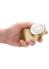Shots Innovation Twitch Hands-Free Suction & Vibration Toy Gold