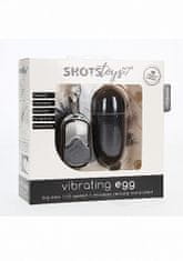 Shots Toys Shots Toys 10 Speed Remote Vibrating Egg Big Black