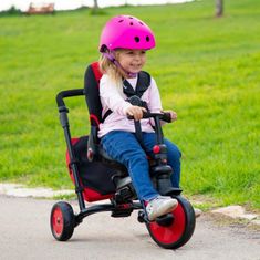 Smart Trike STR7 Skládací dětská tříkolka/kočárek, 7v1, červená, 6m-3r