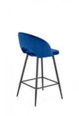 Halmar Barová židle Ivy6 tmavě modrá