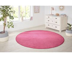 Hanse Home Kusový koberec Nasty 101147 Pink kruh 133x133 (průměr) kruh