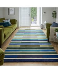 Flair Ručně všívaný kusový koberec Illusion Piano Green/Multi 120x170