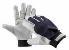 Cerva Pracovní rukavice PELICAN BLUE, kozinková dlaň, velikost 8