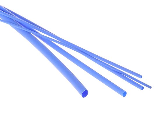 MDTools Bužírka - hadička smršťovací 3,2/1,6 mm, délka 1 m, polyetylen - modrá