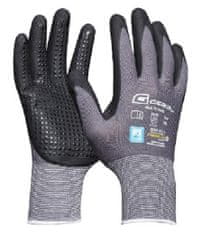 MAGG Pracovní rukavice MULTI FLEX, nylonové s nitrilovou dlaní, velikost 8